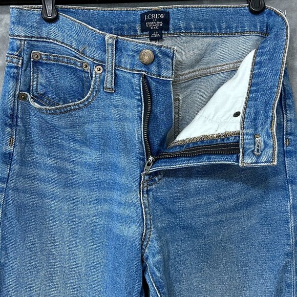 J.Crew Essential Straight Jean Light Wash Sz 25 - Picture 3 of 13